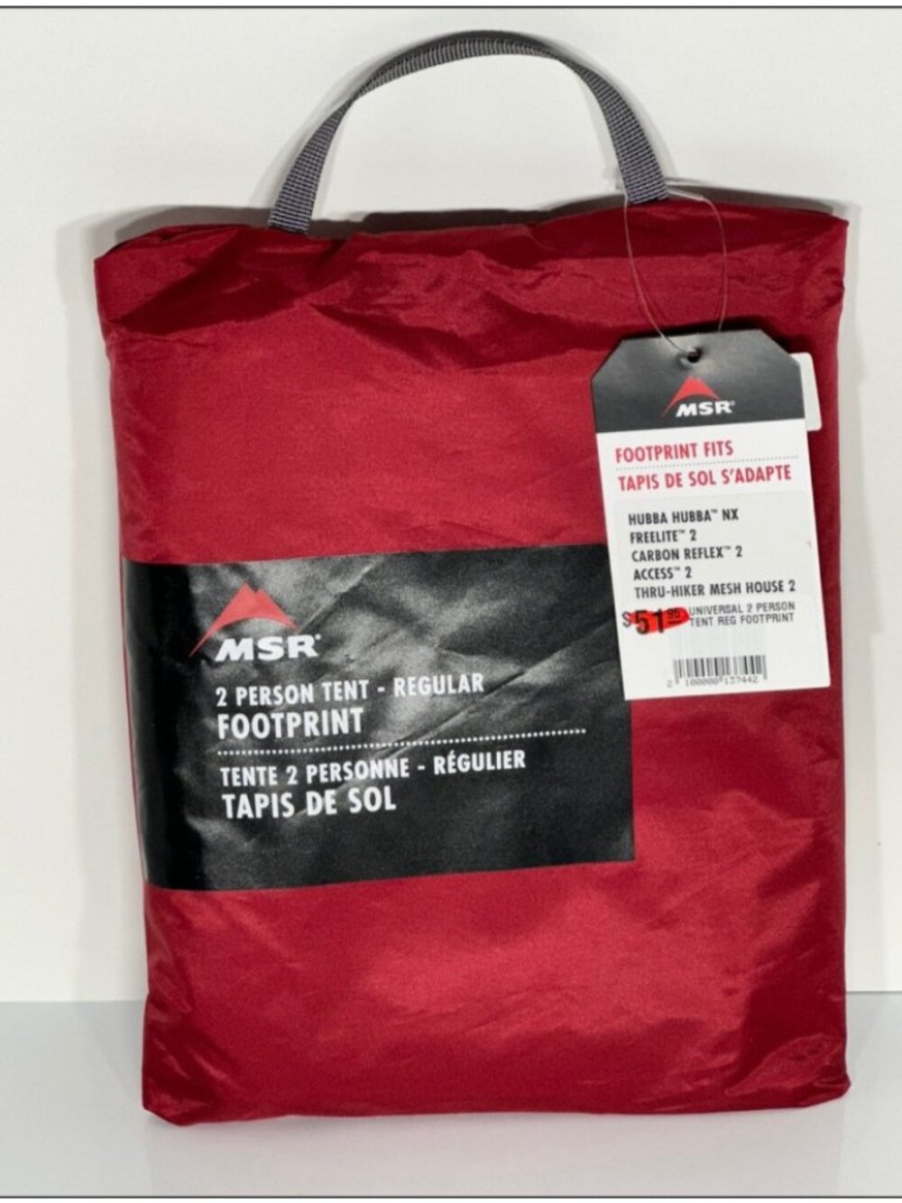 MSR Gear Universal 2 Person Tent Footprint Regular Size - NWT